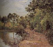 Camille Pissarro pond Sweden oil painting artist
